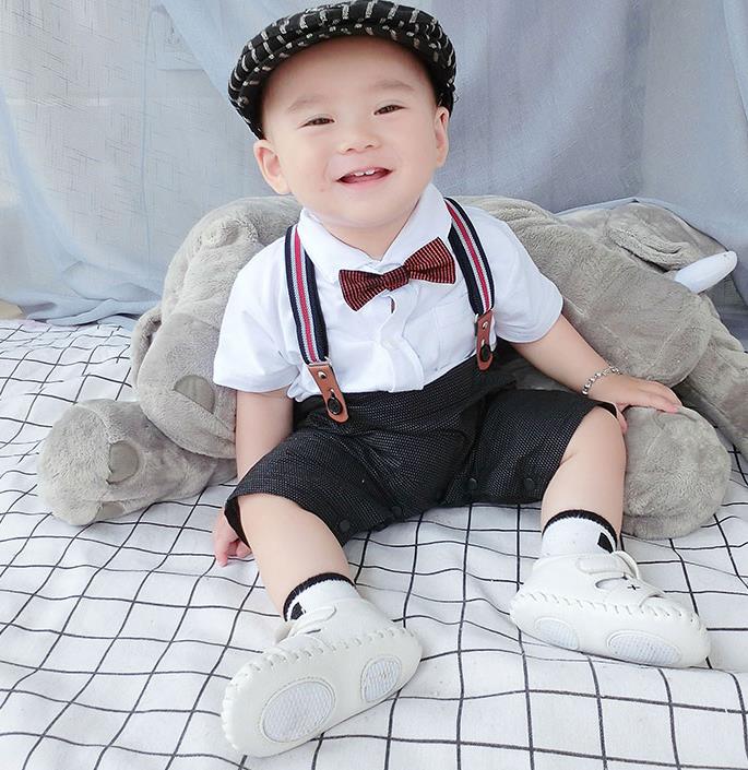 半袖/ロンパース 男の子 ベビースーツ 男の子 フォーマル /男の子スーツ/子供服 ベビーフォーマル 男の子 カバーオール・ロンパース 新生児 幼児 結婚式 七五三 卒